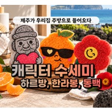 [블로그/클립/릴스 中 택1]선물고팡 캐릭터수세미 배송체험단