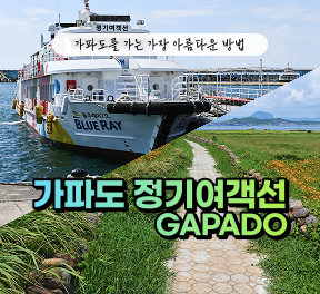 [블로그/클립/릴스 中 택1]가파도정기여객선